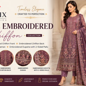 MIX BRAND LAWN EMBROIDARY 3PC COLLECTION