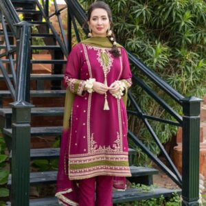 OMAL BY KOMAL 310 MOST DEMANDING ARTICLE  DHANAK WITH WOOL SHAWL PRINTED